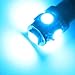 YITAMOTOR 194 LED Bulb Ice Blue, 194 T10 168 2825 W5W 175 158 Bulb 5050-5 SMD LED Light Bulb 12V Car Interior Lighting for Map Dome Lamp Courtesy Trunk License Plate Dashboard Parking Lights, 20-Pack