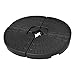 EliteShade USA 4PCS 160 LB Fan Shaped Water or Sand Filled Umbrella Base Stand for Cantilever Offset Patio Market Umbrella with Carry Handles (Black)