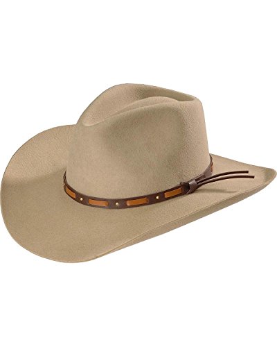 Stetson Men's Hutchins 3X Wool Cowboy Hat - Swhutc403420 Stone