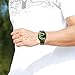 Galaxy Watch Ultra Bands 47mm Nylon, Maxjoy for Galaxy Ultra Watch Band Military Sport Replacement Strap Compatible with Samsung Galaxy Watch 7 Ultra 47mm 2024, Oliver Green Band with Black Adapter
