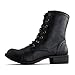 Kali Footwear Women's Winner Mid Calf Faux Leather Fashion Combat Boots