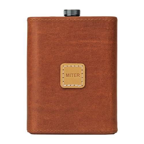 MITER Case for iFi Hip-dac 3 Portable dac, Handcrafted Pull-Up Leather Cover hipdac3-Brown