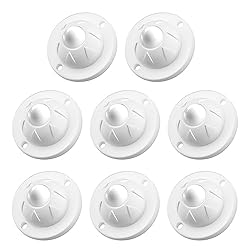 PlusRoc 8 Pack Self Adhesive Caster Wheels For