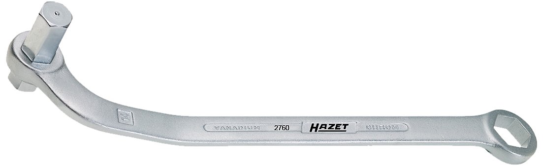 HAZET 2760 237 mm Oil Service Wrench - Chrome-Plated