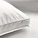 2-Pack Pillowcases, sweetnight Dust Mite White Pillow Protectors with Soft & Hypoallergenic, Bed Bug Resistant Bacteria 100% Cotton Zippered Pillow Covers，Queen Size