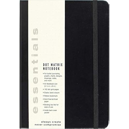 Essentials Dot Matrix Notebook, A5 size