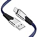 SUNGUY Flat Tangle Free USB Type C Charging & Data Sync Cable Fabric Braided Cord Compatible for Samsung Galaxy S9 Plus Note 8 Tab,Alcatel Idol 5,OnePlus 6 5T,Razer Phone and More (6ft*3)
