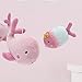 Bedtime Originals Sugar Reef Aquatic Musical Mobile, Pink/Blue