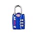Forge TSA Locks 2 Pack - Open Alert Indicator, Alloy Body and Hardened Steel Shackle with Re-settable 3-Digit Combination