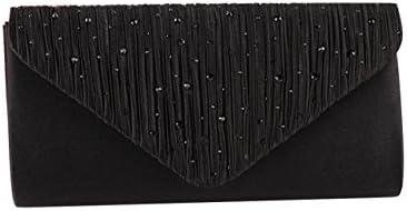 Evening Bags And Clutches,TSRHFGT Dressy Handbags For Evening Clutch Handbag And Purse Rhinestone Envelope Flap Crystal Glitter Sequin Party Wedding Black