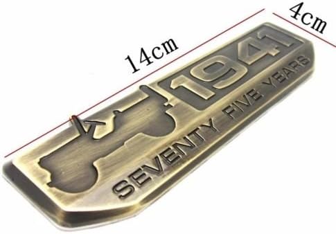 Incognito-7 3D Laxury 1941 75th Anniversary Willys Overland Jeep Logos 4X4 Offroad Thar Cherokee Compass Wrangler Logo