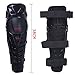 Tera 1 Pair of Adults Fashion Knee Shin Armor Protect Guard Pads Accessories with Plastic Cement Hook for Motorcycle Motocross Racing