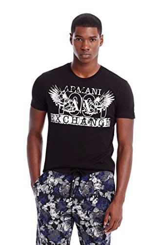 Armani Exchange Mens Stamped Eagle Tee
