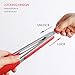 Silicone Kitchen Tongs 2-Pack (Red, 9 & 12-inch), Ptuna Heat Resistant, Stainless Steel Cooking Tongs, Serving Tongs, Salad Frying BBQ Food Tongs - Bonus Silicone Oil Brush