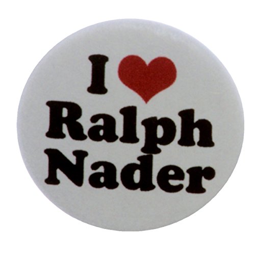 A&T Designs Unisex - I Love Ralph Nader 1.25