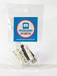 3 Pack – 4 White 1x4 Bricks/White LED Down Lights