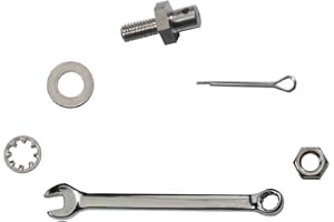 XIYINKJ Throttle Cable Adapter Stud Kit 8009, for Chevrolet 1977 and later (includes nuts, washers, split pins and Wrench)