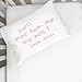 Oh, Susannah Toddler Size Pillowcase (1 Pillow Cover 14 x 20.5 Inches) (14x20.5 Inch Toddler, Never Know Pink)