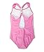BELLOO Big Girls Cat Printing One Piece Bathing Suits,Pink-cat,M(6-8 Years)