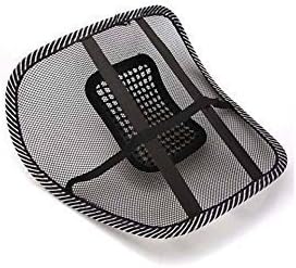 A2zonlineking Back Rest Support for Car seat, Home and Office Chair(Set of 1, Black)