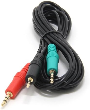 Simply Silver - New 6' PC Gaming Headset Replacement Chat Adapter Cable for Turtle Beach X31 X41