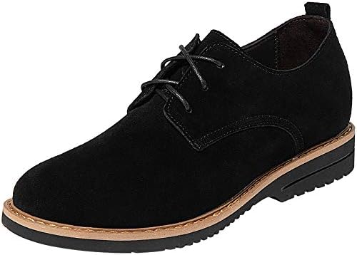 Neardream シークレットシューズ メンズ 6cmup 背が高くなる靴 身長アップシューズ カジュアルシューズ キャンバスシューズ レースアップシューズ ビジネスシューズ インヒールシューズ 本革 厚底 3e 疲れない