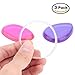 Codream 3 Pieces Silicone MakeUp Sponge Blender Applicator Silisponge Perfect for BB CC Cream Foundation Concealer Blending Air Cushion, Not Eat Your Makeup, 3 Colors Makeup Blender