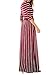 Levaca Womens Round Neck Elastic Waist Pleated Swing Casual Tunic Dress Wine S