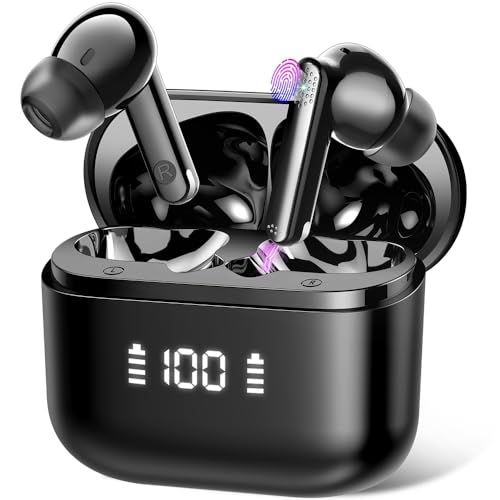 SKIUDCT Ai Translation Earbuds Real Time with Audio and Video Calls, 3-in-1 Buletooth 5.4 Translator Earbuds with 6 Translation Modes/164 Languages/No Subscription Required, 48H Headphones Translator