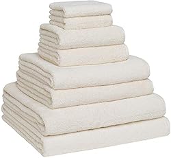 Luxury Extra Large 8-Piece Turkish Towel Set with 4