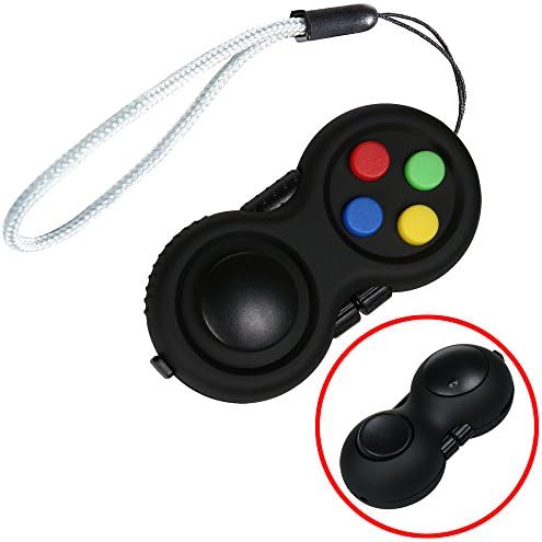 Noanko Fidget Cube New Style Fidget Pad Toy for Adults and Children with Anxiety, Stress, ADD & ADHD (Multicolor)