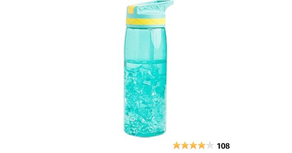 Amazon Brand – Eono Tritan Botella Agua con Pajita Deportes ...
