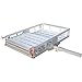 Ultra-Tow Aluminum Folding Hitch Cargo Carrier with Ramp- 500-Lb. Capacity 49inL x 29 1/2inW