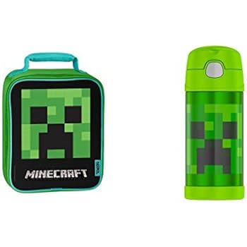 Amazon.com: Thermos Soft Lunch Kit, Minecraft - Upright  Amazon.com: Thermos Soft Lunch Kit, Minecraft - Upright