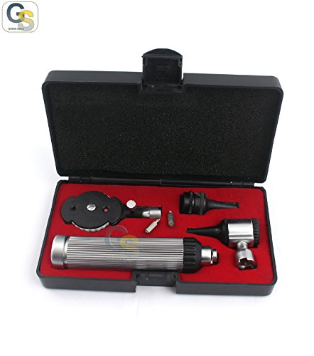 G.S Otoscope Set ENT Instruments with,2 Free Bulb,Free Carrying CASE,LOT of Extra Best Quality - Thumbnail 2