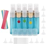 jiuwu 10pcs Light Blue 10ml 1/3oz Atomizer Spray