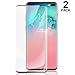 2-Pack HD Galaxy S10 5G Screen Protector, Tempered Glass Film [Fingerprint ID Enabled] [3D Full Edge Covered] [9H Hardness] Case Friendly Glass Protector,for Samsung Galaxy S10 5G