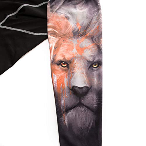 Men's Long Sleeve T-Shirt Baselayer Cool Dry Compression Top Slim Fit Athletic Bodybuilding Fitness Tees