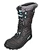 Columbia Girl's Youth Minx™ MID II Waterproof Omni-Heat™ Boot, Black, Iceberg, 1 M US Little Kid