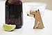 Kikkerland Fetch! Stainless Steel Dog Novelty Bottle Opener, Fun Kitchen Home Bar Accessory Gift