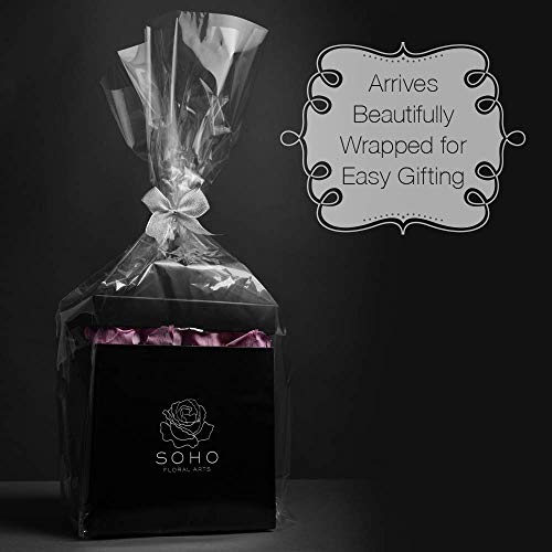 Soho Floral Arts | Real Roses That Last a Year and More| Fresh Flowers |Eternal Roses in a Box (Red 16 X-Large Roses) - Thumbnail 4