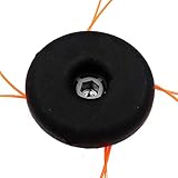 Anxingo 3317233 Trimmer Head for Uses, 095-Inch Pre-Cut Trimmer Line X4 Weed Warrior Trimmer Head Whacker Commercial (Thread Size: 10mm X 1.25)
