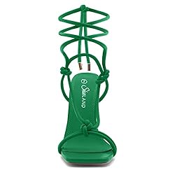 Shoe Land Womens SL-MELODY Lace Up Heeled Sandal