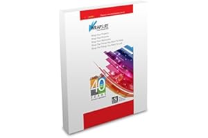 USI WrapSure Thermal (Hot) Laminating Pouches/Sheets, Legal Size, 10 Mil Thick, 9 x 14.5 Inches, Clear Gloss, 50-Pack