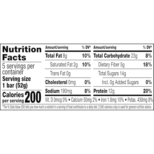 RXBAR PROTEIN BARS, PROTEIN SNACK, SNACK BARS, CHOCOLATE SEA SALT, 9.1OZ (5 COUNT)