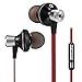 AudioMX In-Ear Headphones Earphones with Microphone (Black)