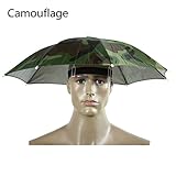 AOWA 1pc Umbrella Hat Strap for Sun and Rain Foldable Sun Shade Headwear for Camping Fishing Hiking Outdoor Sports,CM