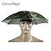 AOWA 1pc Umbrella Hat Strap for Sun and Rain Foldable Sun Shade Headwear for Camping Fishing Hiking Outdoor Sports,CM