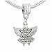 Sexy Sparkles Angels Watching Over Me Dangle Charm Bead for Snake Chain Charm Bracelet