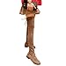 Kaitlyn Pan Women's Microsuede Flat Heel Over The Knee Thigh High Boots